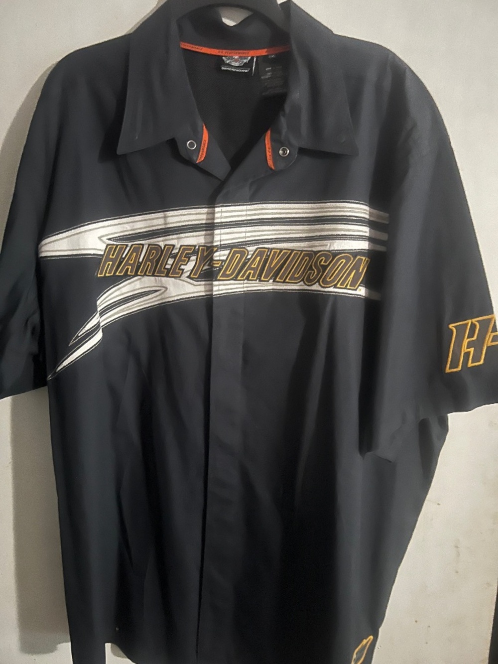 Harley Davidson Mens Button Front Shirt , Size XXL